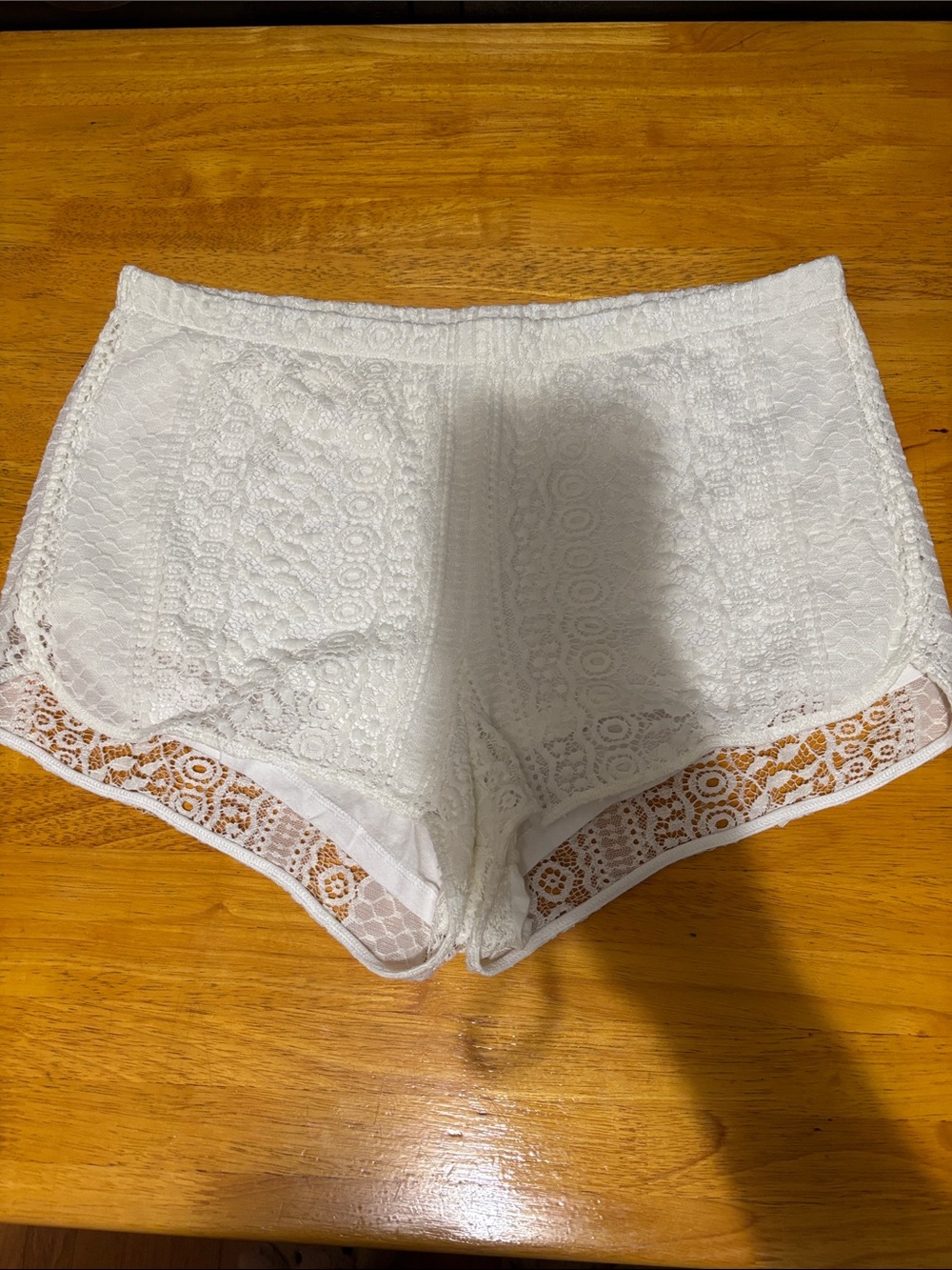 Express White Lace Women's Shorts